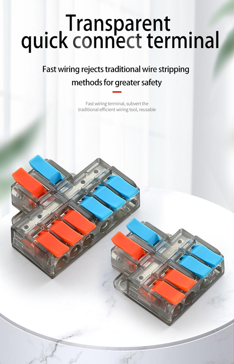 Fast Wire Cable Connectors 2 in 6 out PCT-5226