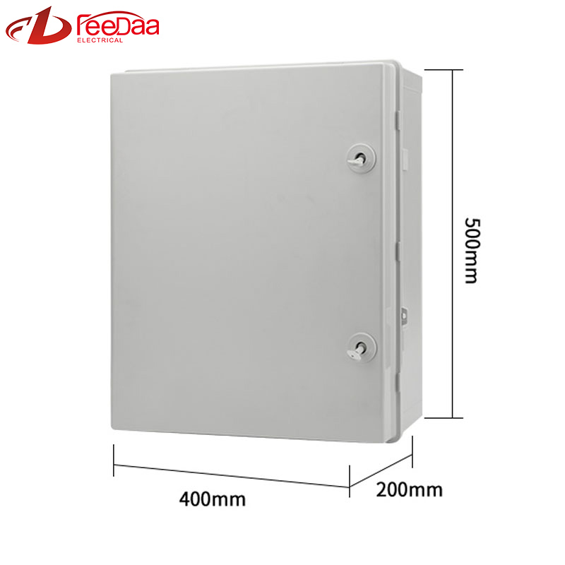 500*400*200mm gray With lock IP66 Distribution Terminal Box Customized ABS Plastic PC Wall Mounted Industrial Plug Socket Waterproof Outdoor Protection  500*400*200mm gray With lock IP66 Distribution Terminal Box Customized ABS Plastic PC Wall Mounted In