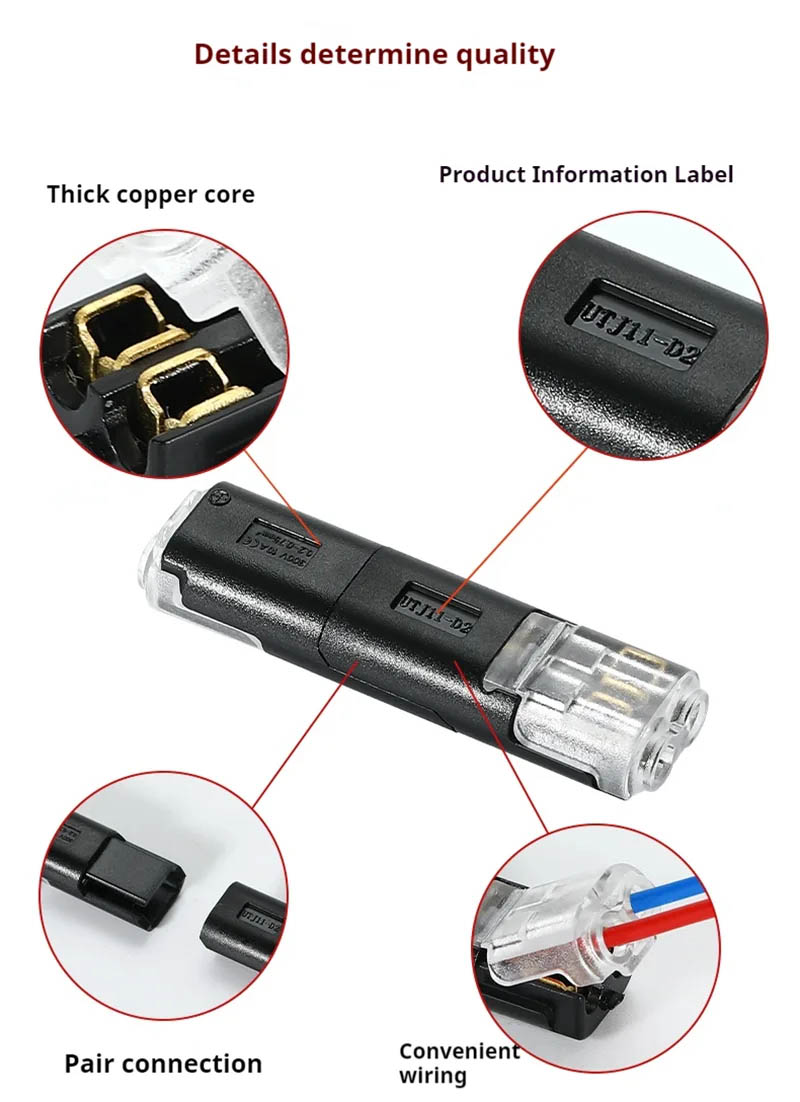 LED Quick Non Stripping Connector