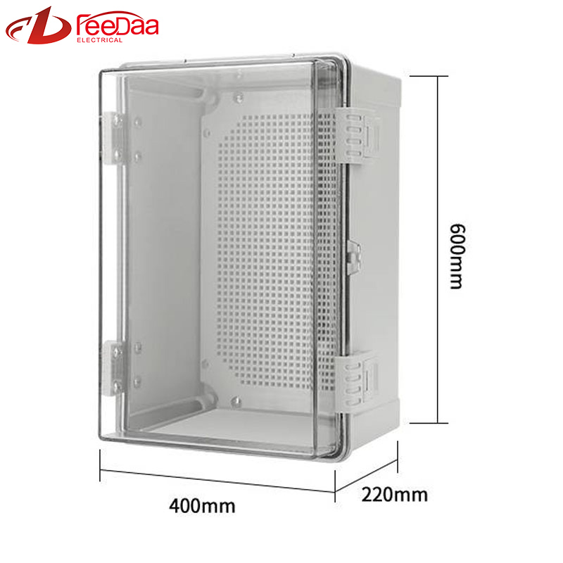  600*400*220mm Transparent snap-on box IP66 Distribution Terminal Box Customized ABS Plastic PC Wall Mounted Industrial Plug Socket Waterproof Outdoor Protection  600*400*220mm Transparent snap-on box IP66 Distribution Terminal Box Customized ABS Plastic 