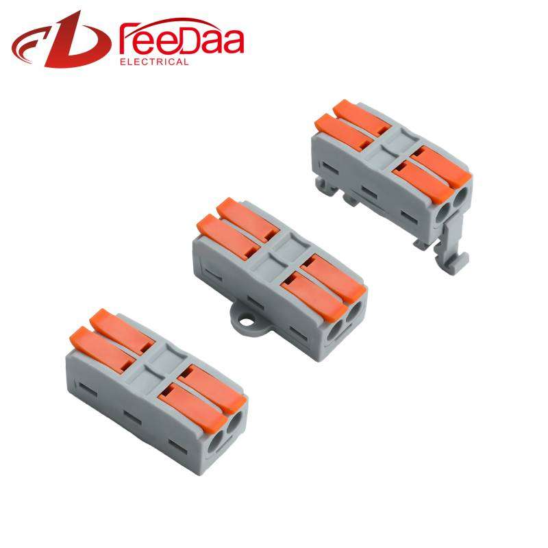 DIN Rail Lever Wire Connector