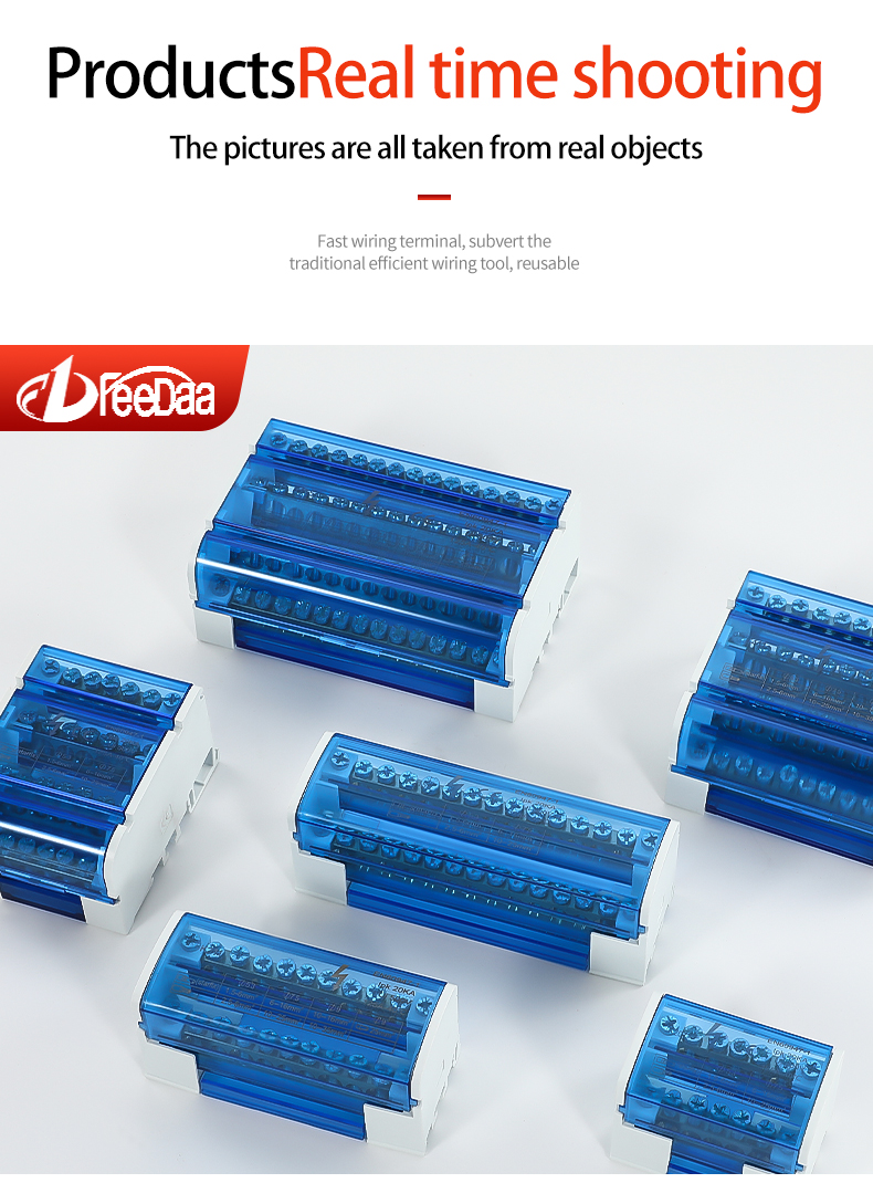 DIN Rail Lever Wire Connector
