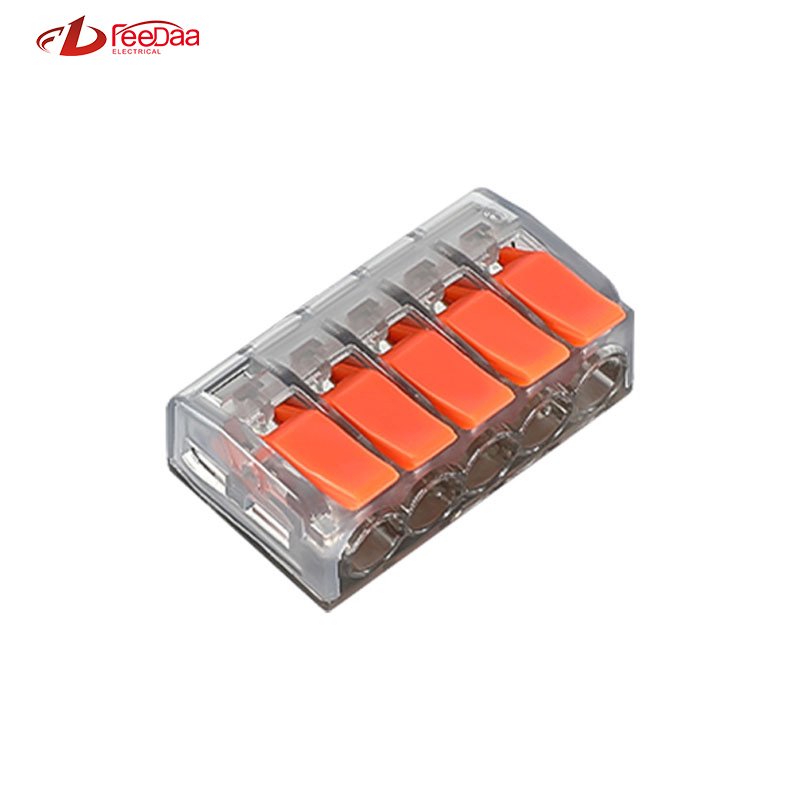 Patented PCT-515G Compact Quick Electric Universal LED Light Connector Red Copper Contacts Power Connectors