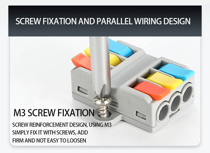 Fast Wire Cable Connectors 2in 2 out PCT-5222D
