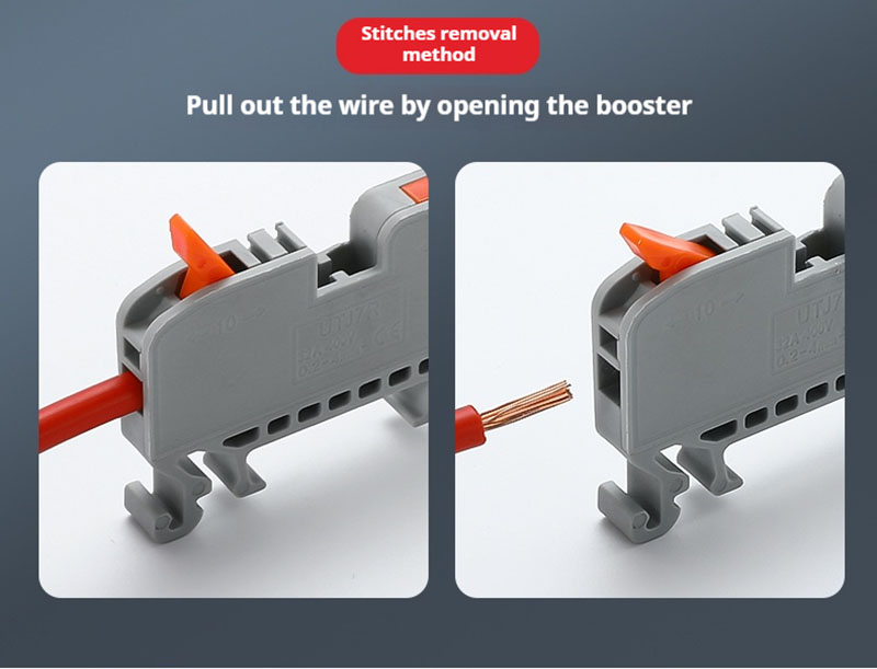 Fast Wire Cable Connectors 1 in 1 out UTJ7R