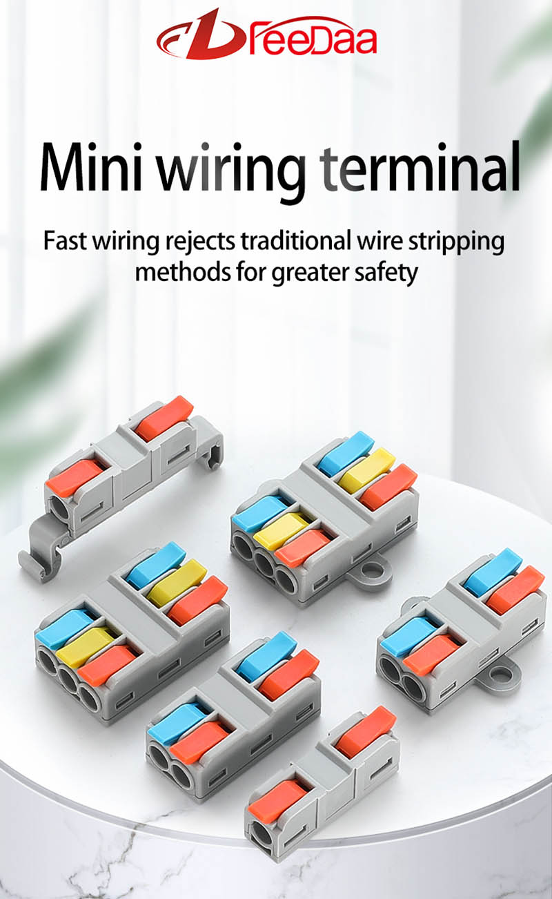 Fast Wire Cable Connectors 3 in 3 out PCT-5233