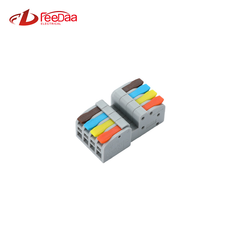 Plug And Unplug Terminal Block Wire Connector 4 In 4 Out