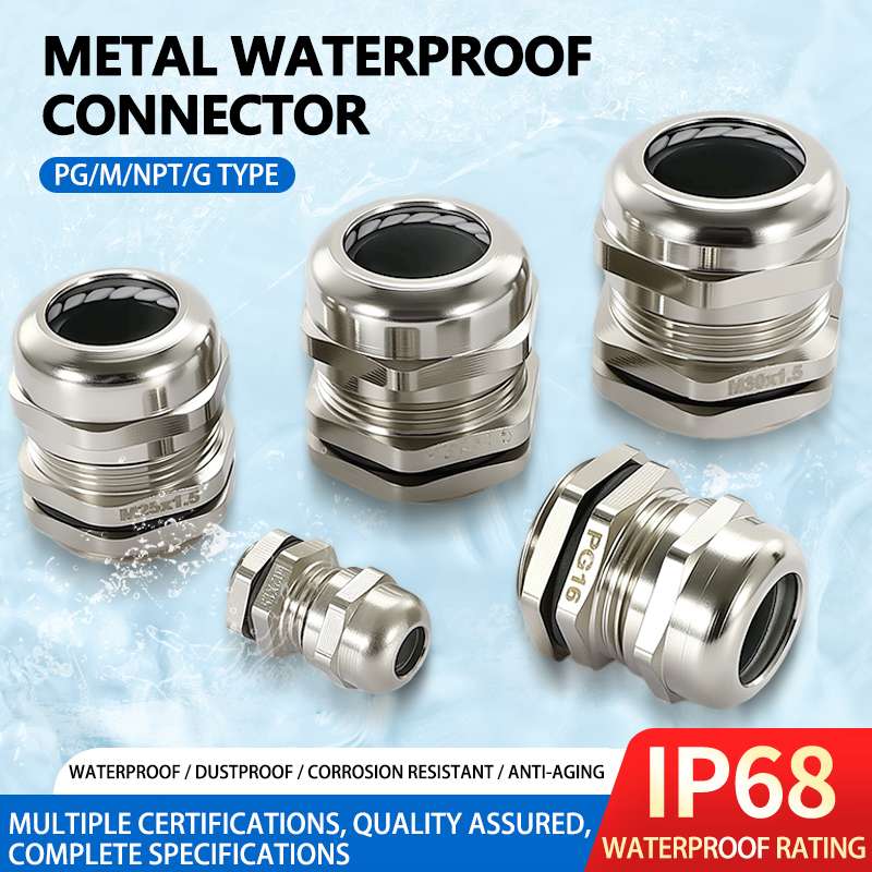 How to Choose Between Brass, Zinc Alloy, and Stainless Steel for Metal Waterproof Connectors? A Complete Cost-Performance Comparison