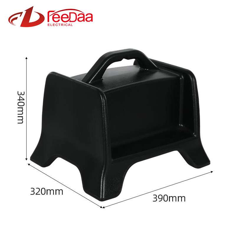  390*340*320mm black Tailor-Made Blow Molded Enclosure for Electrical Components | Fits Circuit Breakers & Heavy-Duty Sockets | Weatherproof Portable Box  390*340*320mm black Tailor-Made Blow Molded Enclosure for Electrical Components | Fits Circuit B