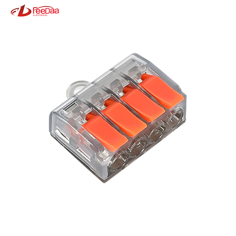 Patented PCT-514G Compact Quick Electric Universal LED Light Connector Red Copper Contacts Power Connectors