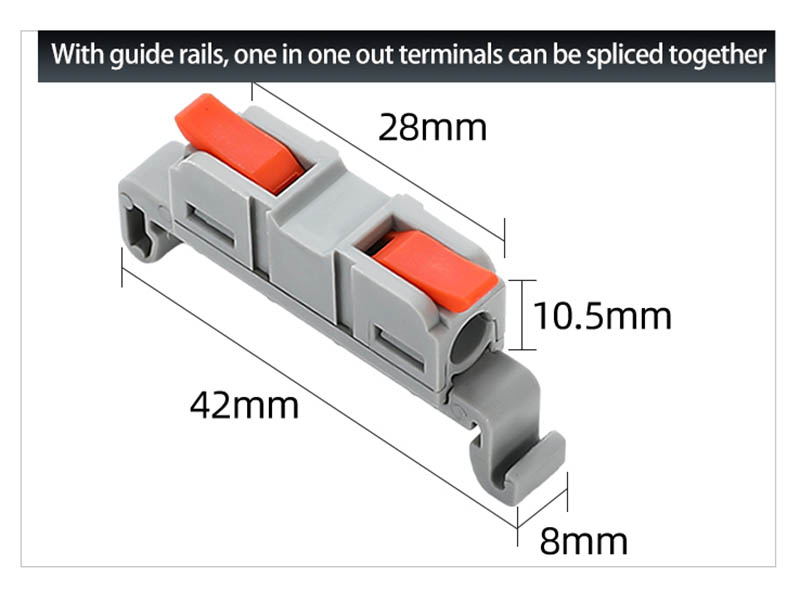 Fast Wire Cable Connectors 1 in 1 out PCT-5211