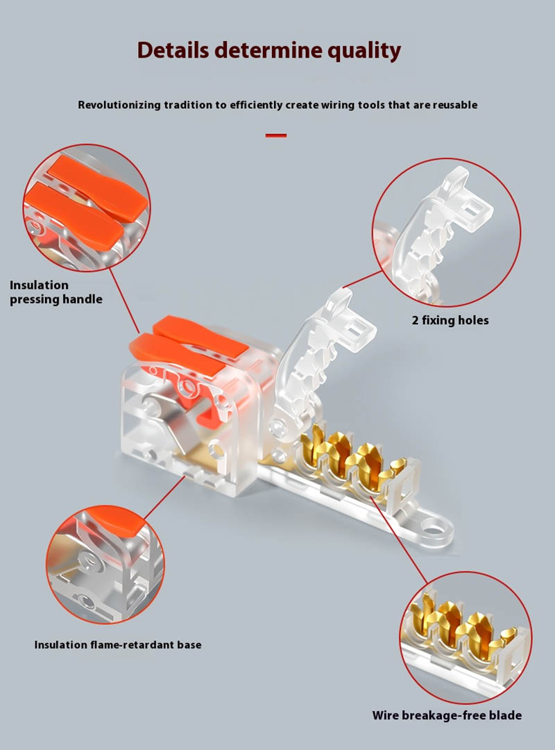 T-Shaped Fast Branching Main Line Without Broken Wire Integrated Pure Copper Conductor 1 In 4 Out