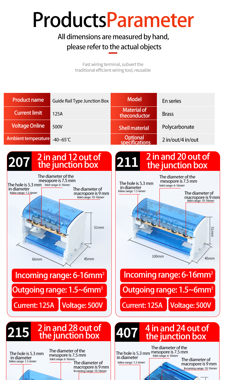 DIN Rail Lever Wire Connector
