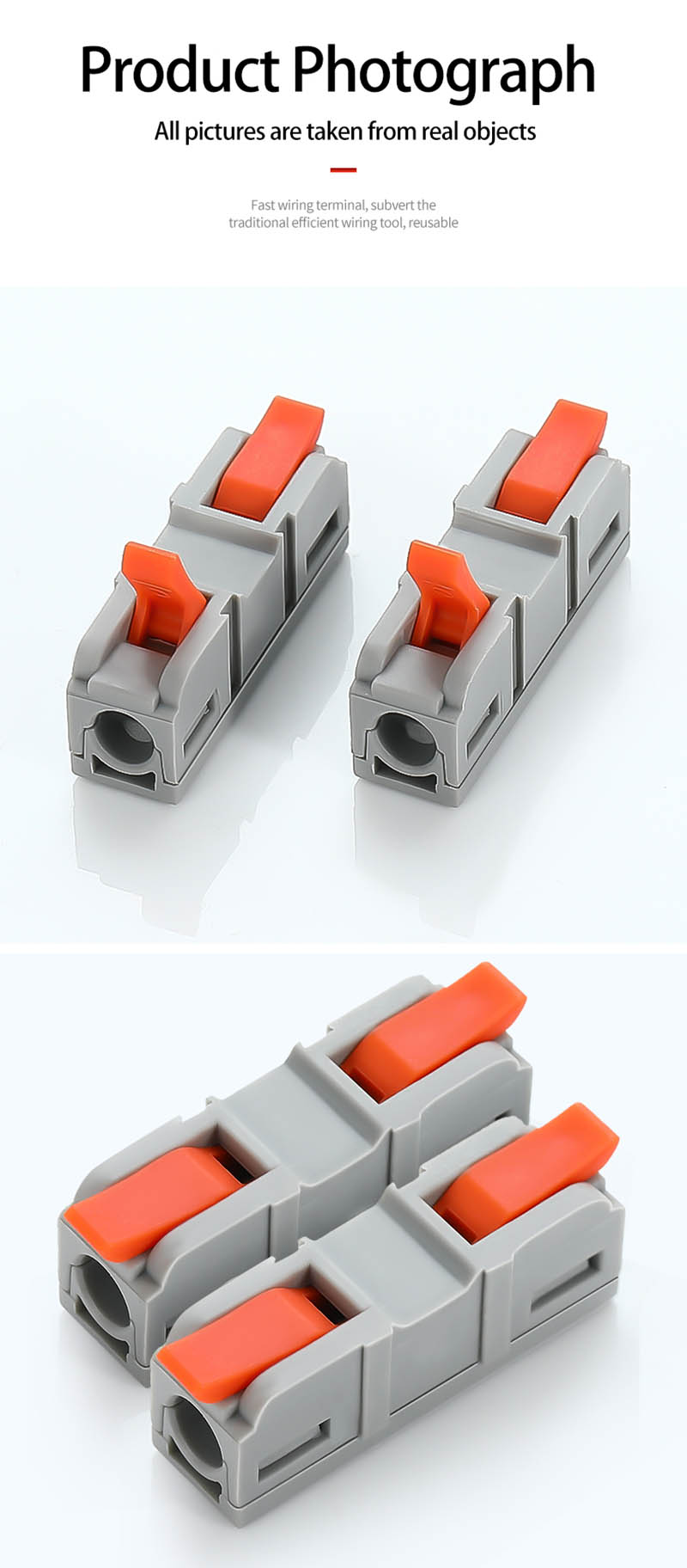 Fast Wire Cable Connectors 1 in 1 out PCT-5211