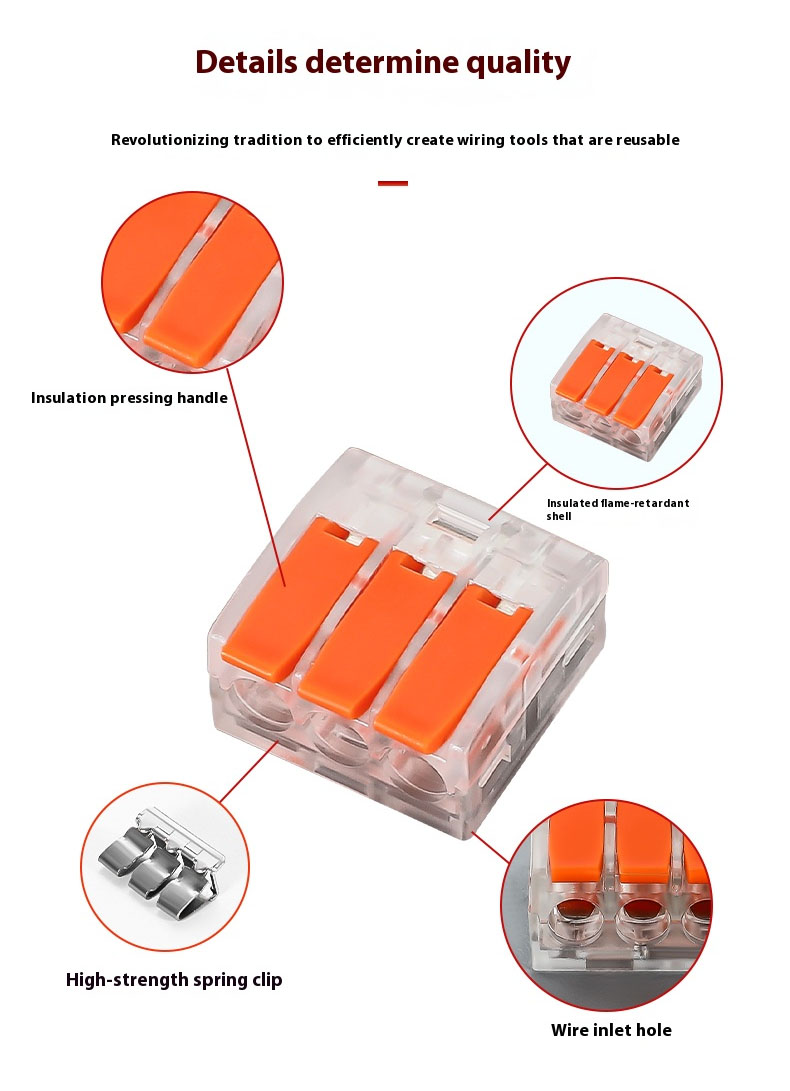 Fast Wire Cable Connectors | 1 in 1 out UTJ10-612