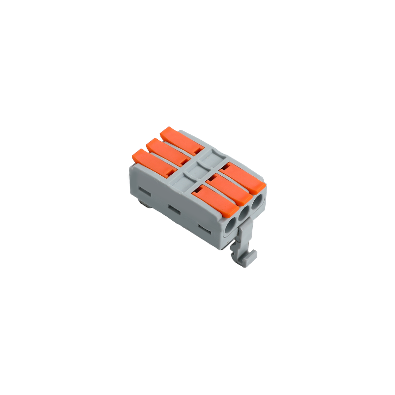 DIN Rail Lever Wire Connector